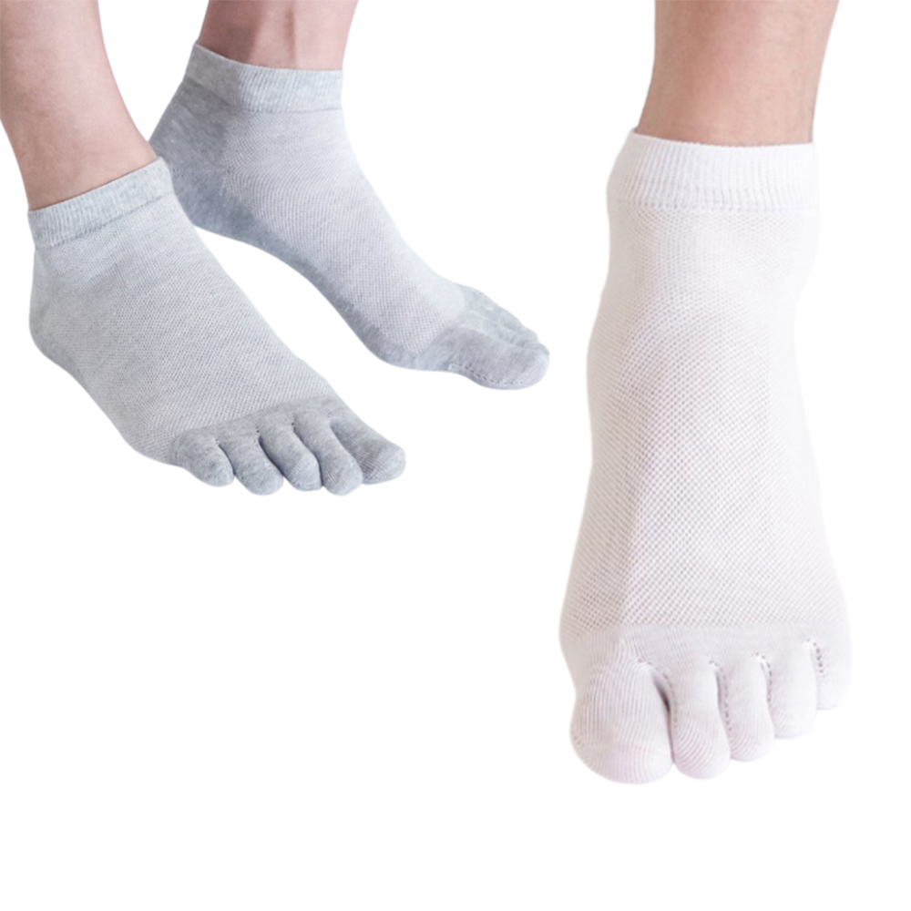 발가락 양말 여름 메쉬 망사 시원한 땀 흡수 면 단목 발목 남자 남성 등산 발냄새 무좀 - 상품 이미지