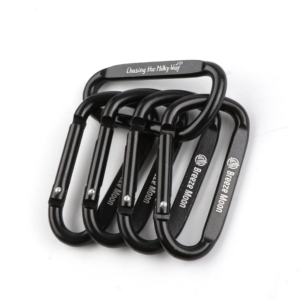 브리즈문 5개 세트 캠핑 고강도 카라비너 알루미늄 비나 비너 등산 고리