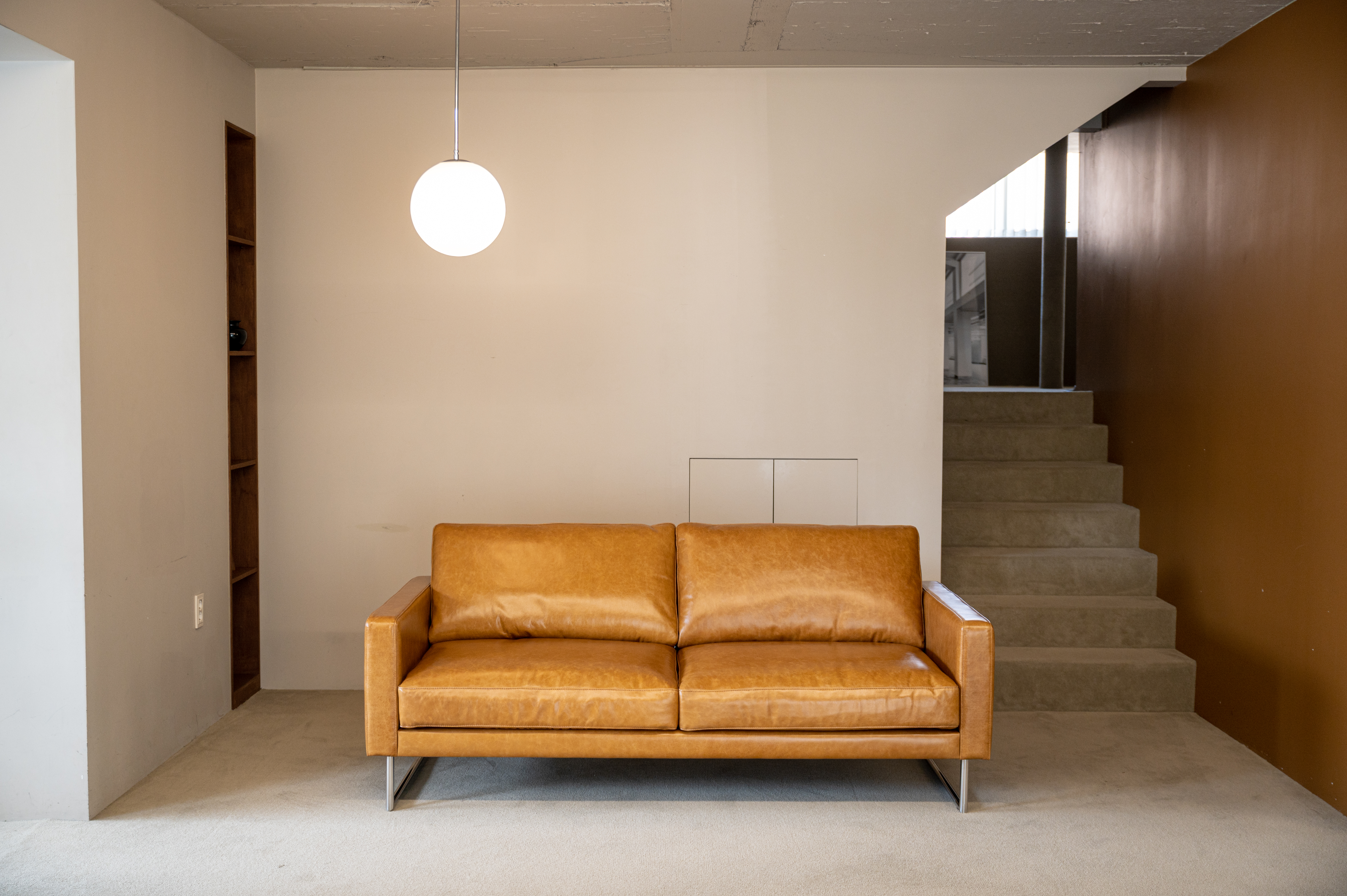 옐로우라이트 PH5 빈티지가죽 2인용 이태리 내추럴 통가죽 천연면피 전체가죽