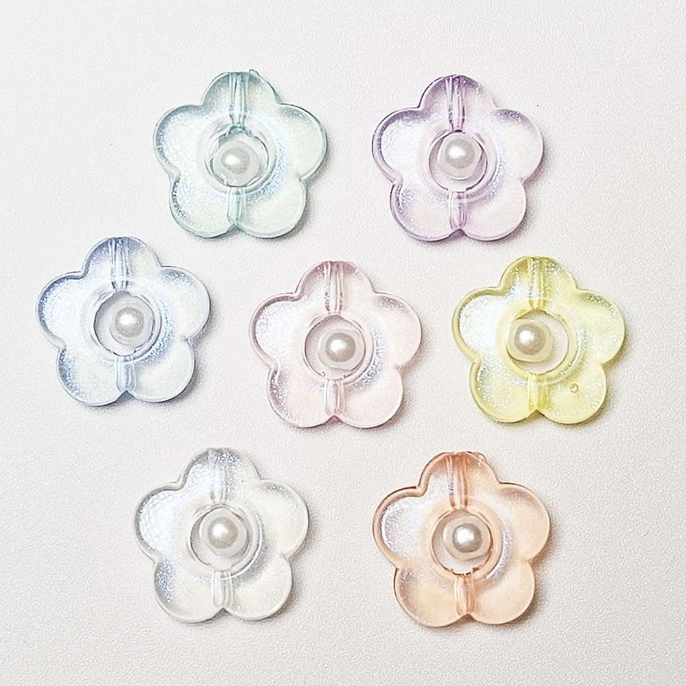 모조 진주 구슬 4mm 6mm 8mm 10mm 비즈공예 키링 열쇠고리 팔찌 슬라임 만들기 - 상세 이미지 4
