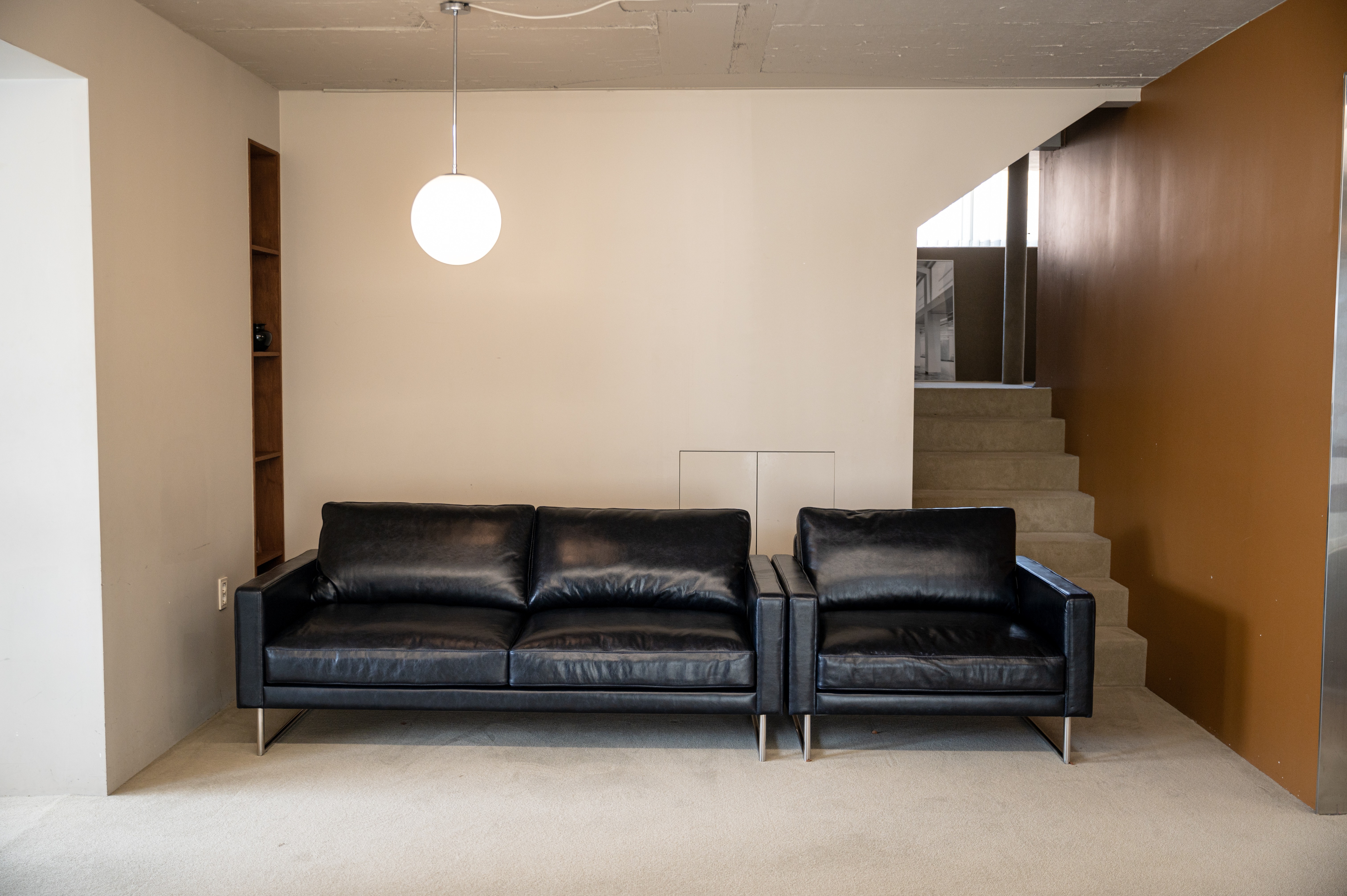 PH 5 1인용 블랙 전용 이태리 내추럴 통가죽 천연면피 소가죽소파 전체가죽