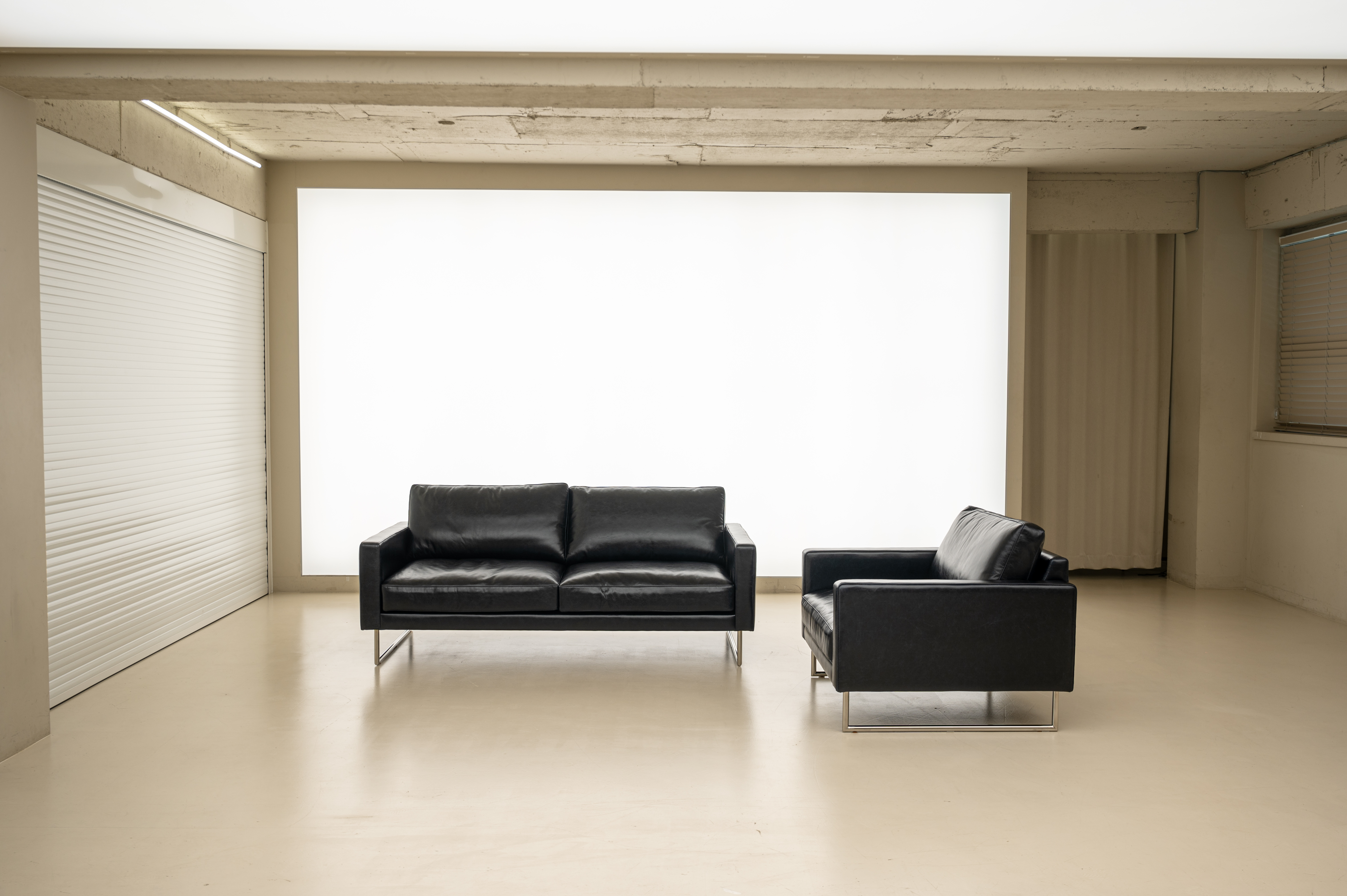 PH 5 1인용 블랙 전용 이태리 내추럴 통가죽 천연면피 소가죽소파 전체가죽