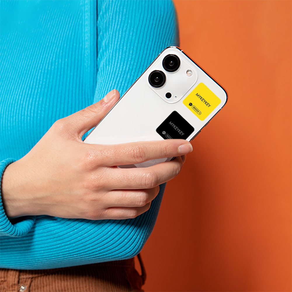 마이키키 아파트 공동현관 도어락  RFID NFC 태그 스티커키 4개세트 -단품가능 핸드폰 부착형 도어락 카드키 - 상세 이미지 3