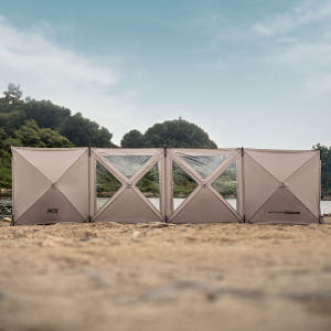 로티캠프 윈드 스크린 블랙코팅 캠핑 대형 바람막이 그늘막 원터치 가림막 ... 운동러 솔직 후기 | 실사용 리뷰 - 상품 이미지 1