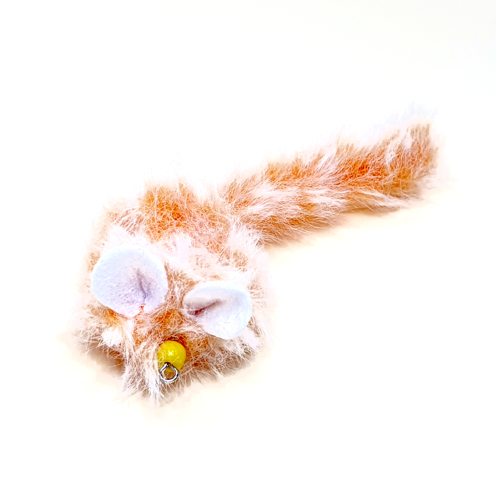 ABIBI'S GOMULSANG 수제 고양이 장난감 리필  낚싯대 쥐모양 미끼 끈 벌레 깃털 곤충 복슬쥐순이 이미지 2