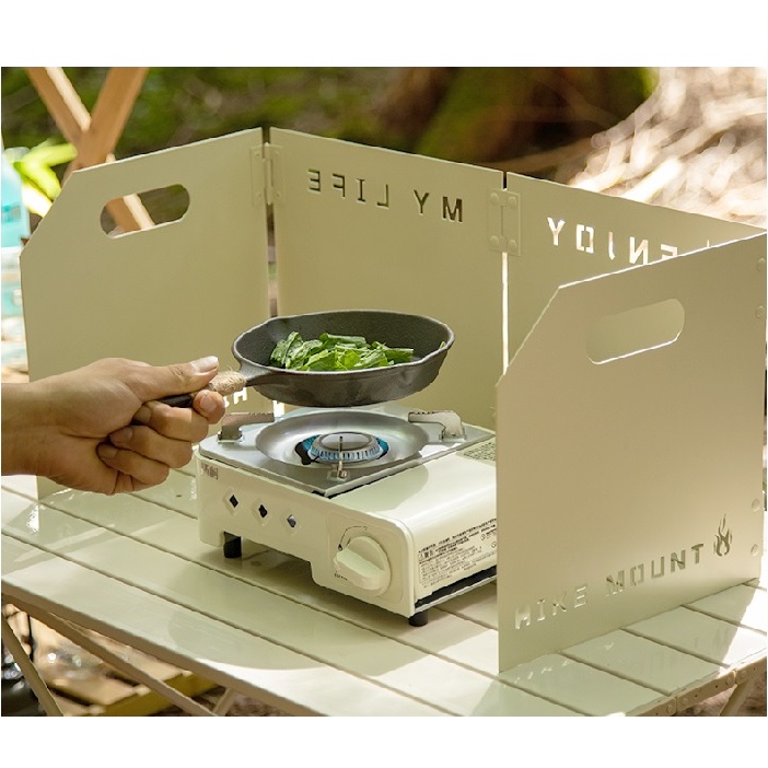 가스 버너 바람막이 감성 캠핑 차박 방풍 피크닉 캠핑용 철제 대형 바람막이