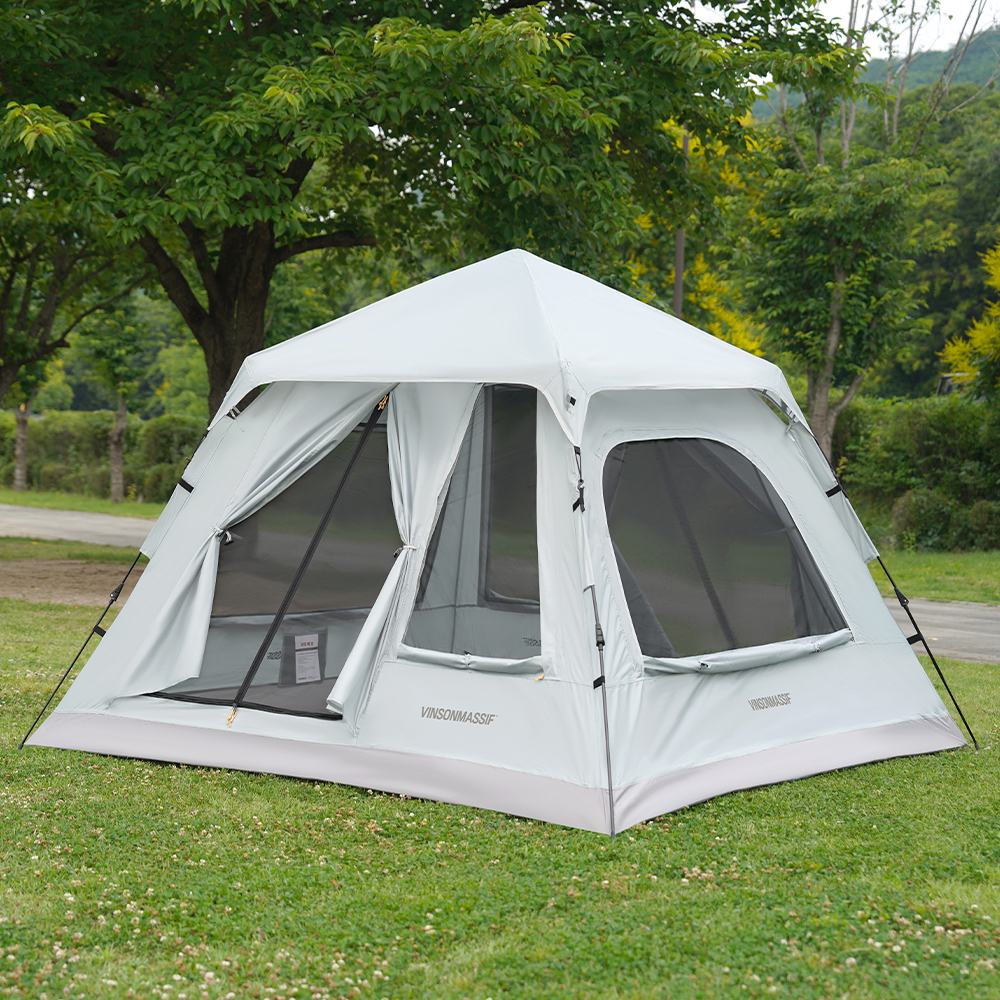 빈슨메시프 하모니 디럭스 원터치 텐트 캠핑 그늘막 오토 팝업 낚시 모기장 감성텐트
