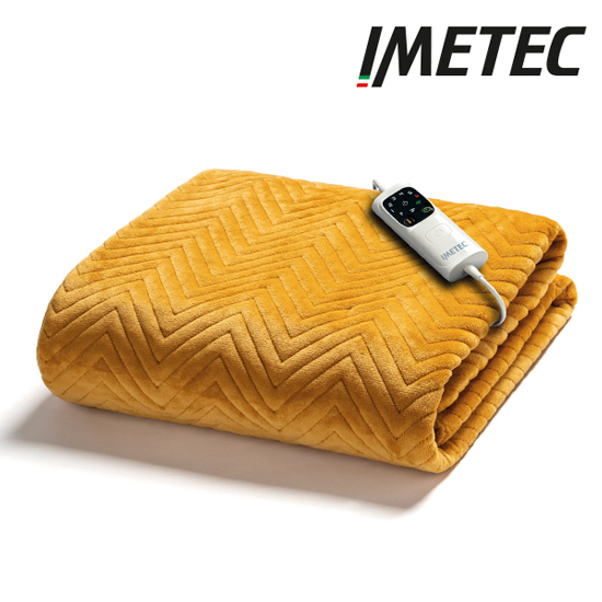이탈리아 이메텍 전기담요 다용도 전기이불 캠핑담요 오버블랑켓 슈퍼싱글 GOK-920 (골드 헤링본)
