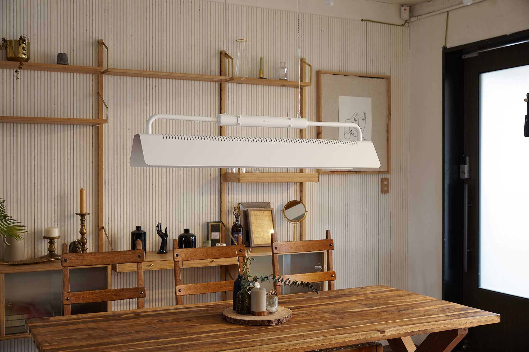 LED 팬던트조명 식탁등 비웨이 30W 블랙 2M - 상세 이미지 2