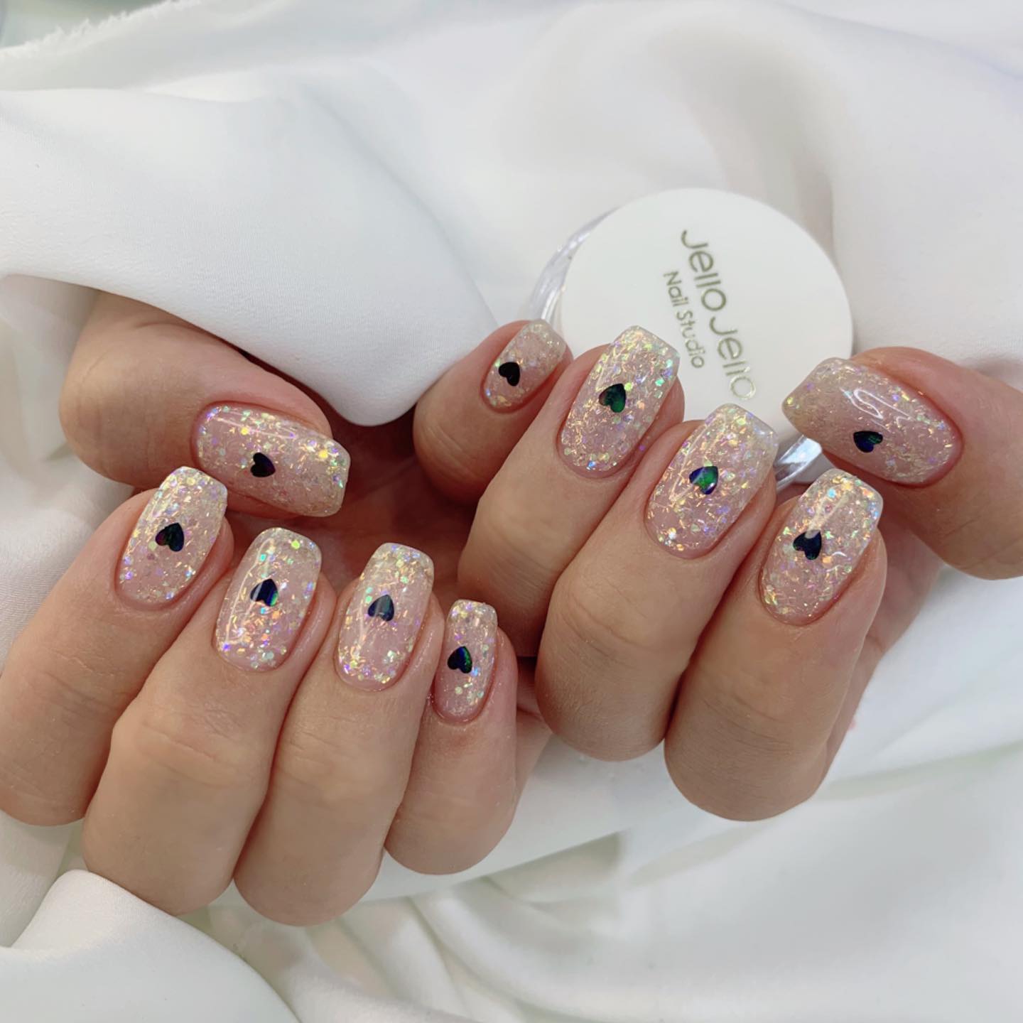 JelloJello glitter application demo