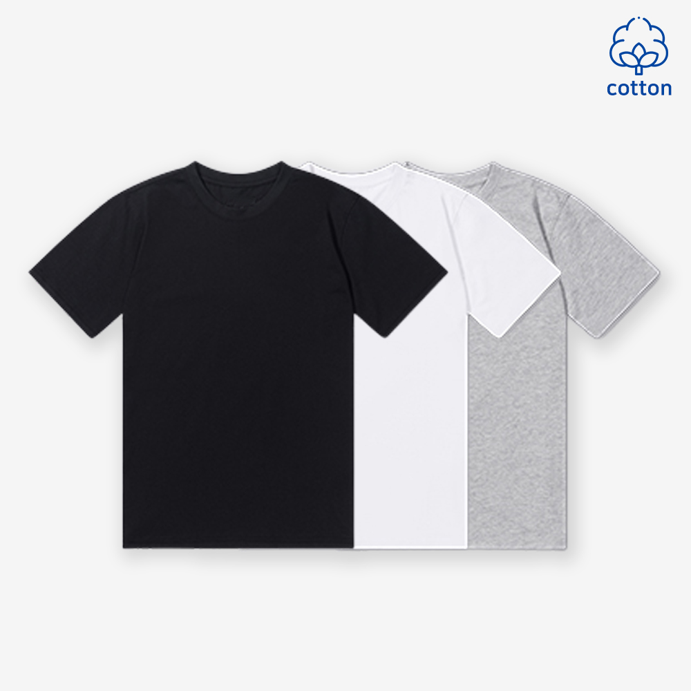 세미 오버핏 30수 면 반팔티 이미지 2