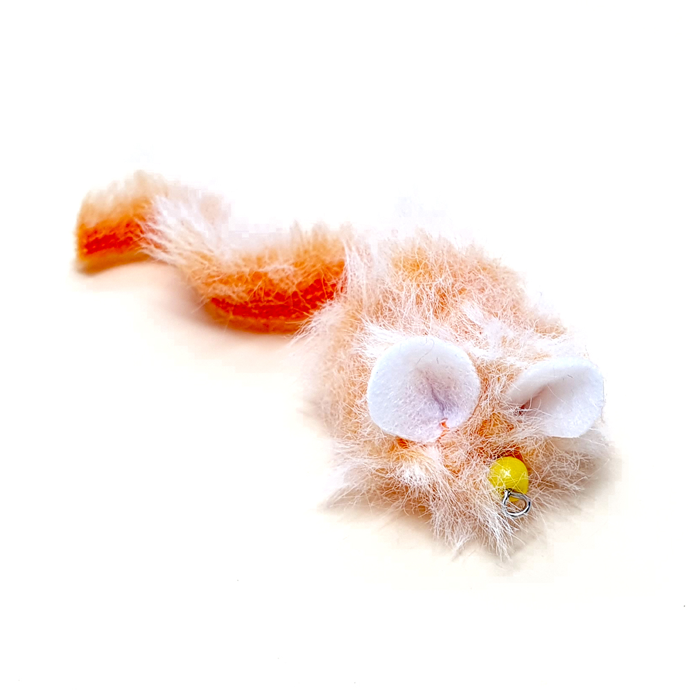 ABIBI'S GOMULSANG 수제 고양이 장난감 리필  낚싯대 쥐모양 미끼 끈 벌레 깃털 곤충 복슬쥐순이 이미지 4