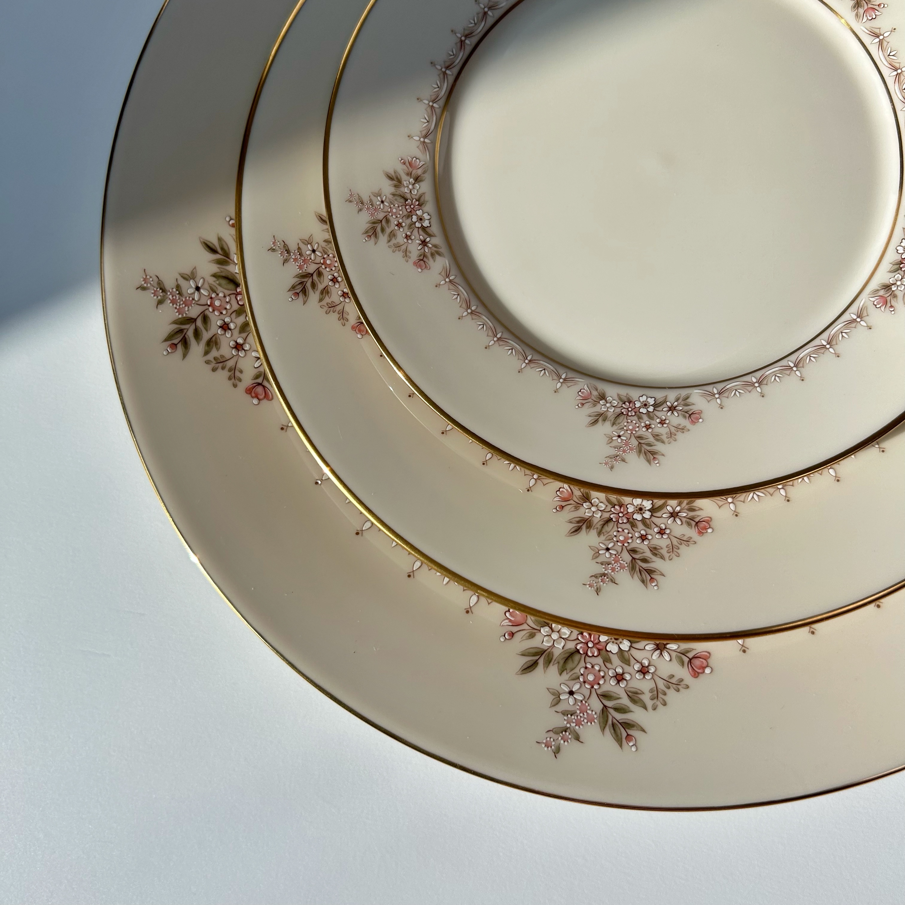 레녹스 메들리 플레이트 미국 빈티지 그릇 예쁜 수입 접시 앤틱 파스타 접시 브레드