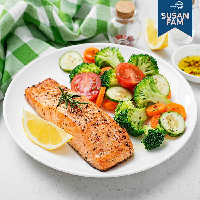 연어스테이크 100g 구이용 연어 포션 개별포장