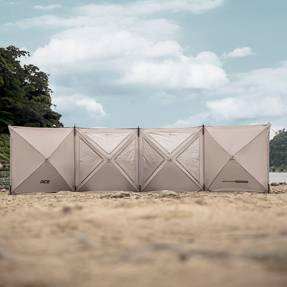 로티캠프 윈드 스크린 블랙코팅 캠핑 대형 바람막이 그늘막 원터치 가림막 SWS