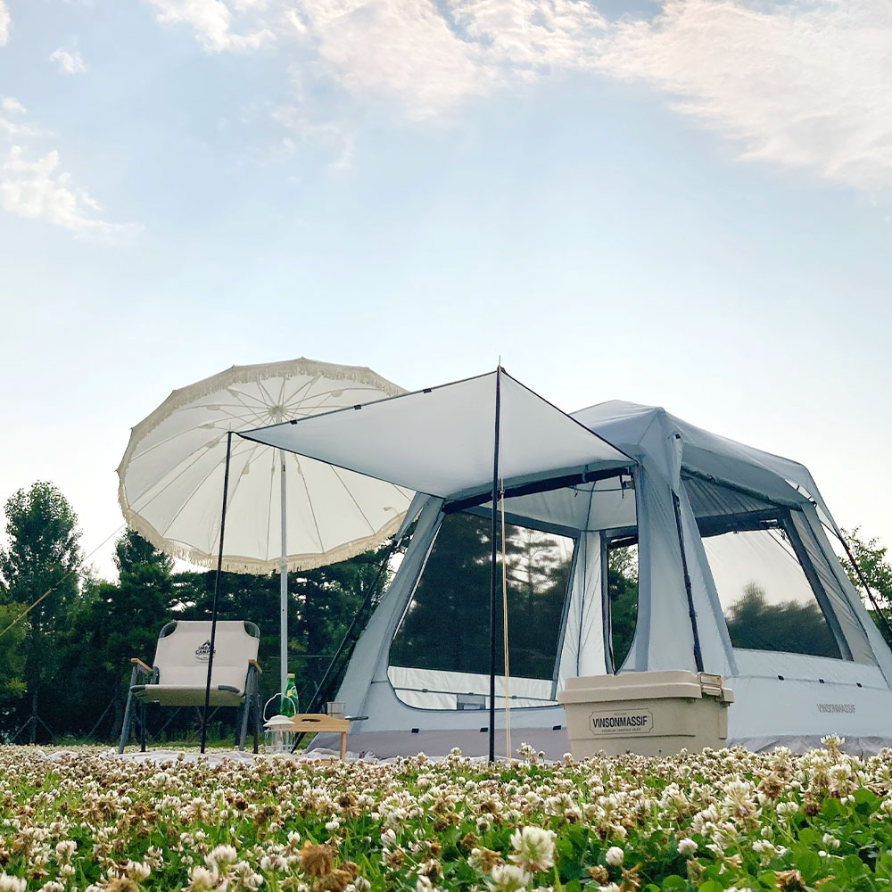 빈슨메시프 하모니 스위트 원터치 텐트 캠핑 그늘막 오토 팝업 낚시 모기장 감성텐트