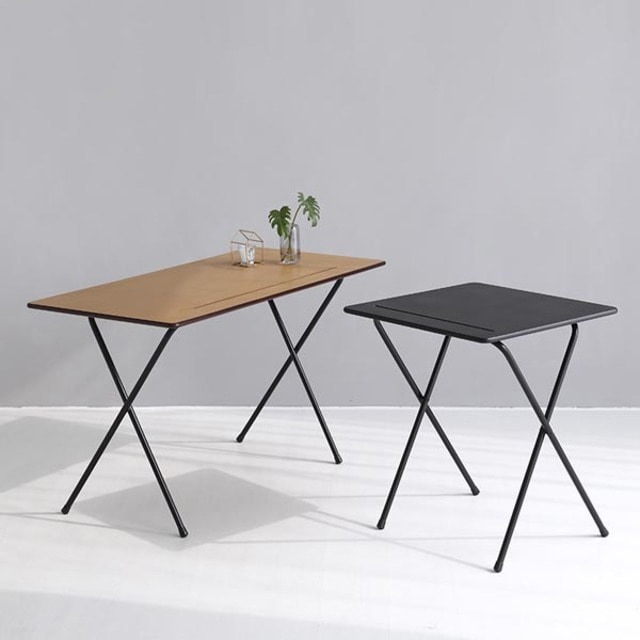 접이식테이블 간이 식탁 입식 폴딩 테이블 다용도 원목 1200x450x750mm