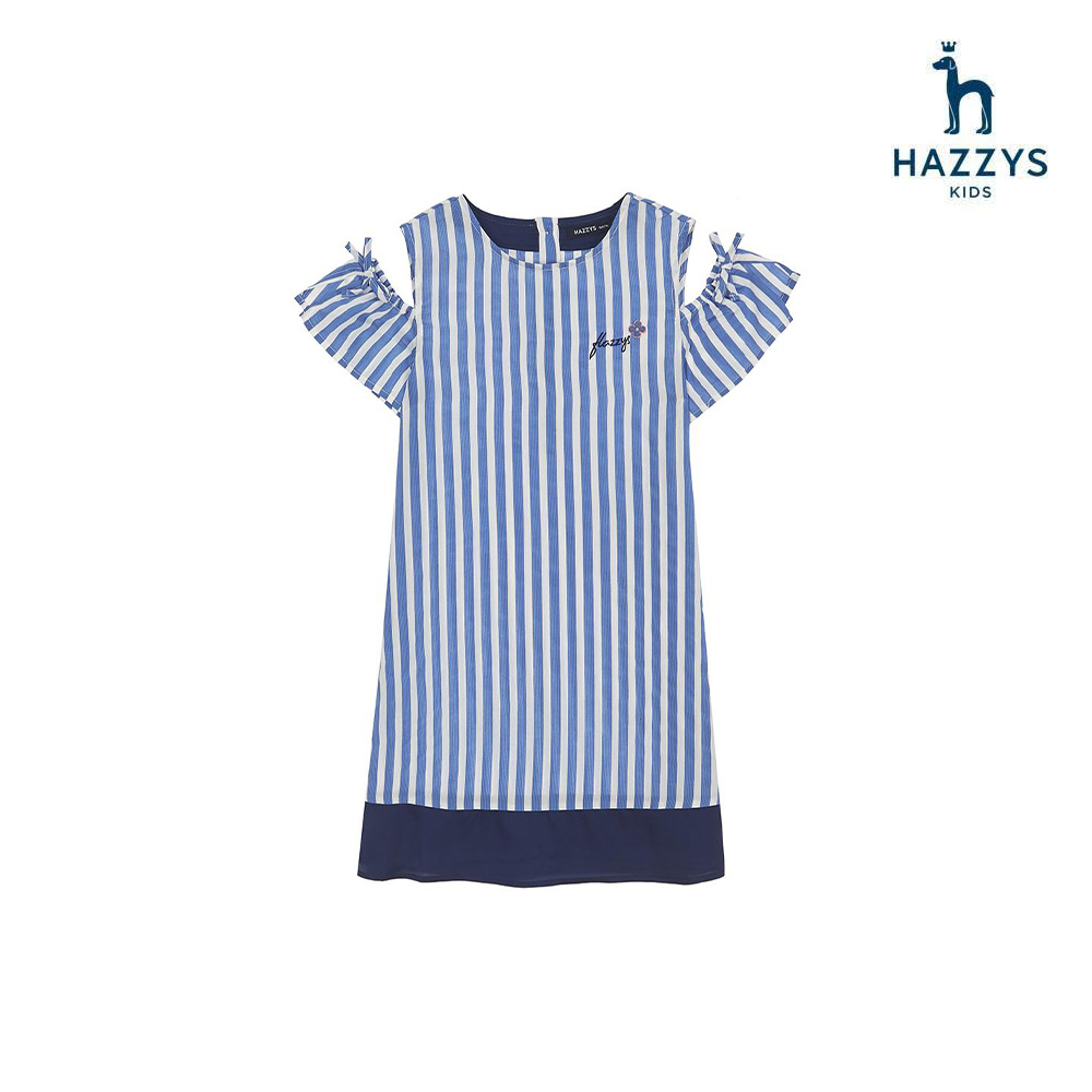 [헤지스키즈] 오픈 숄더 A라인 원피스(HPM13NJ72S_BU) : Tp-shop