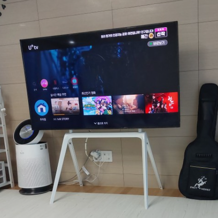 이젤형티비거치대 TV스탠드 티비거치대 삼성 LG 중소기업 호환 FS14W - 상세 이미지 4