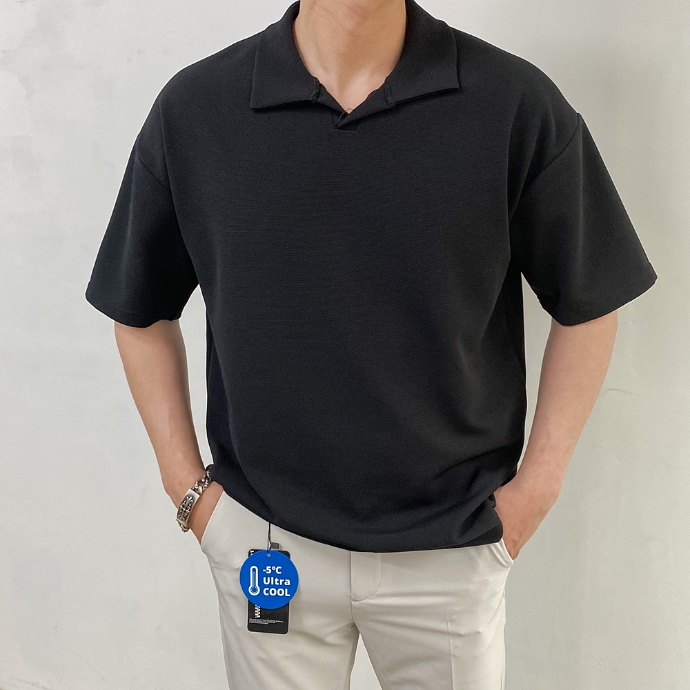 헨리넥반팔 남자오버핏반팔 이미지 4