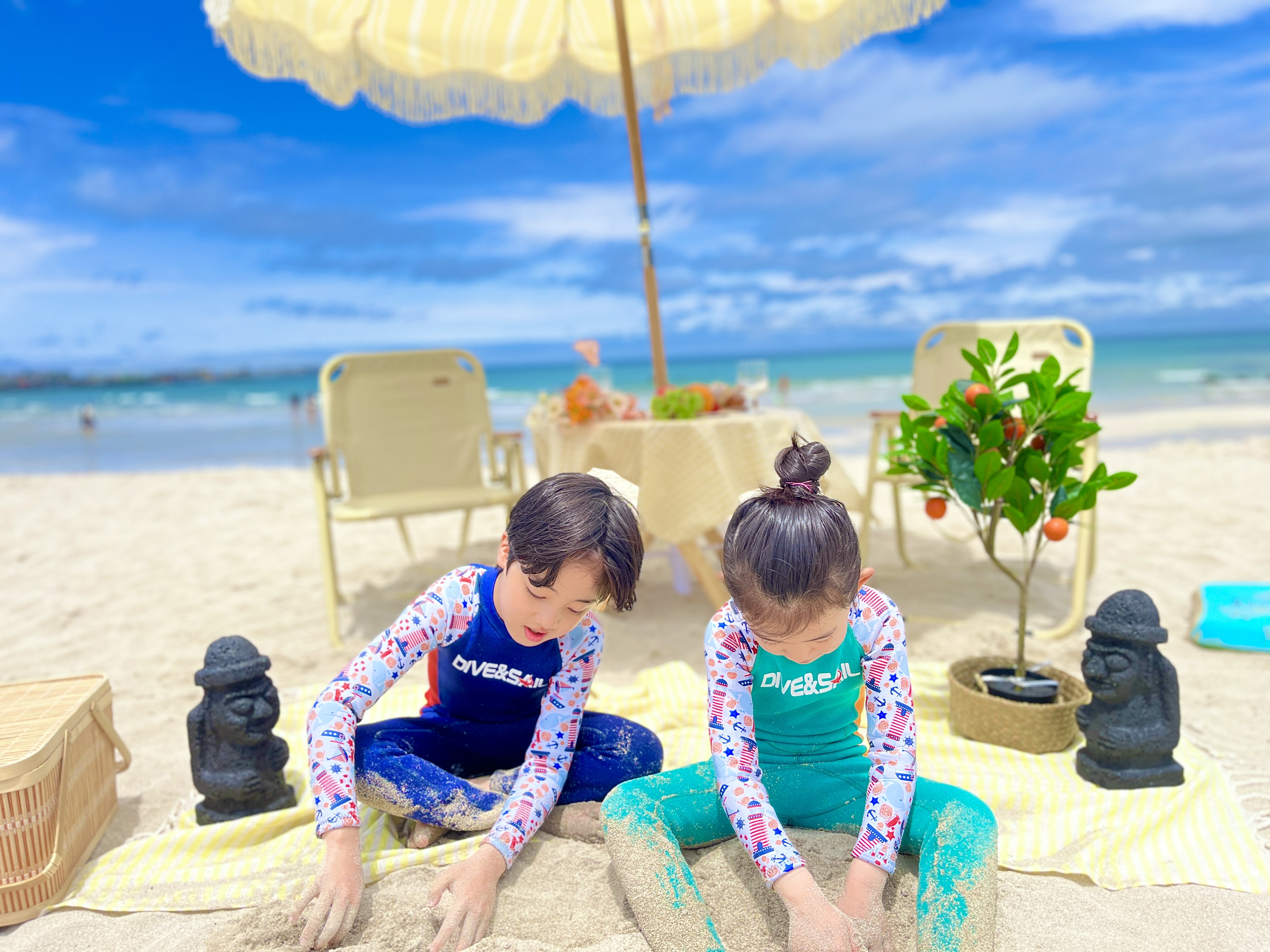 마린롤린 유아래쉬가드 키즈서핑슈트 아동 전신 네오프렌 어린이 보온 웻슈트 수영복 바다생존 - 상세 이미지 2