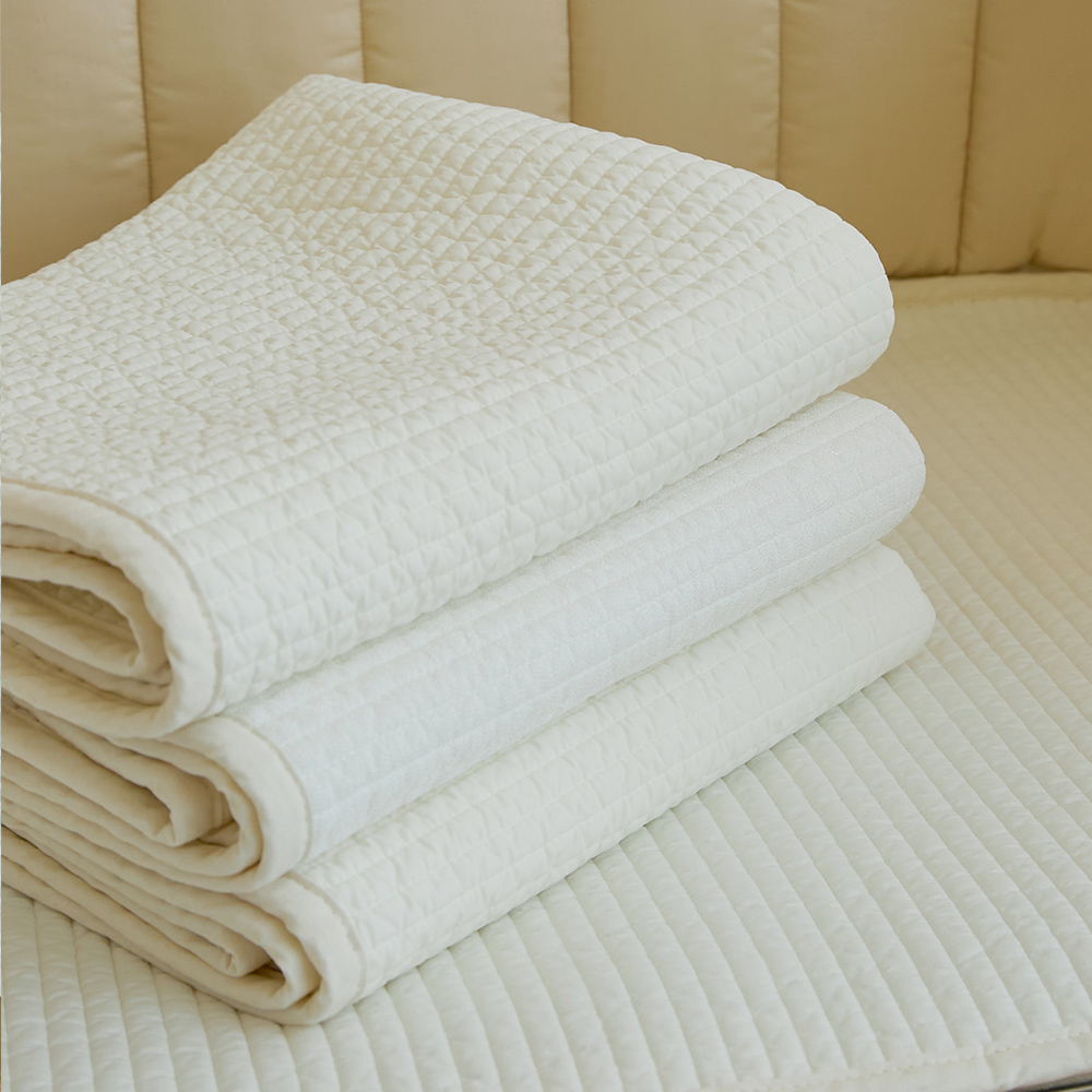 말랑하니 아기 양면 쿨매트 침대 패드 신생아 냉감매트 누빔 이케아