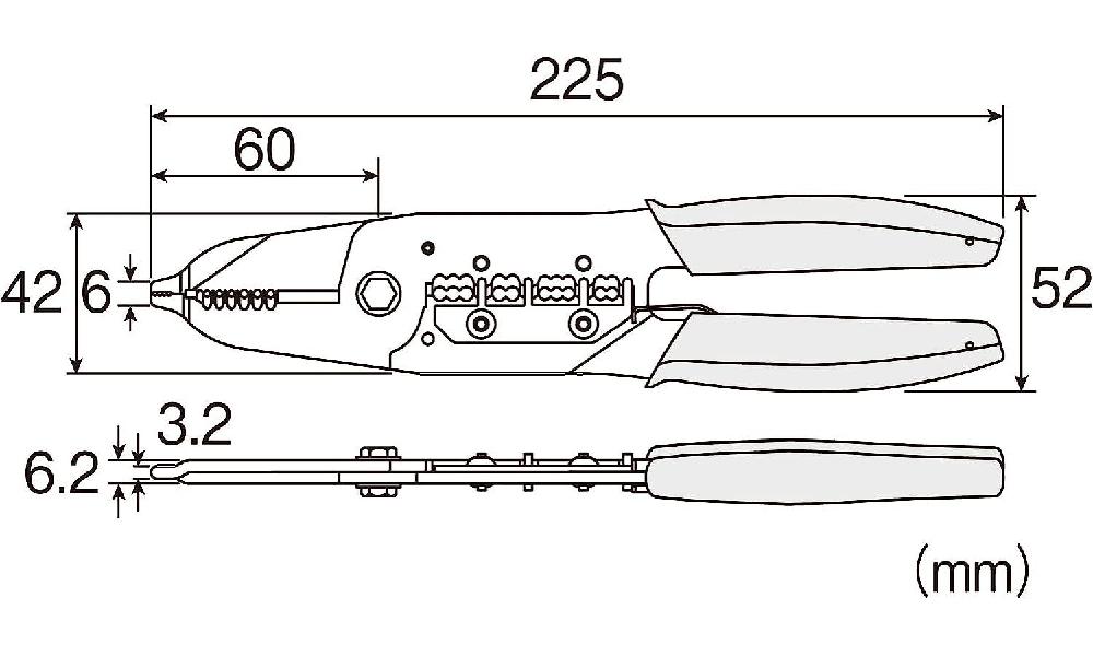 HOZAN P-958 VVF 스트리퍼 전기 시험 와이어 이미지 7