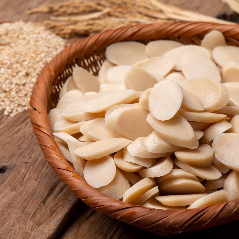 싸리재 [ 유기농 무염 현미떡국떡 ] 국산 쌀떡국 아침식사대용 구이 무설탕 떡뻥 요리