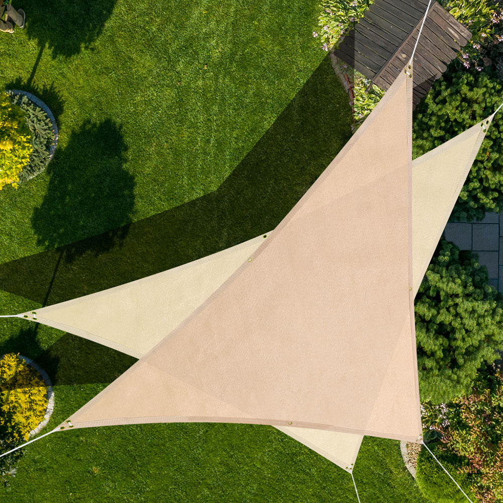 국산 방수 썬쉐이드 차광막 옥상 그늘막 천막 프리미엄 워터루프 베이지 2.8m x 2m