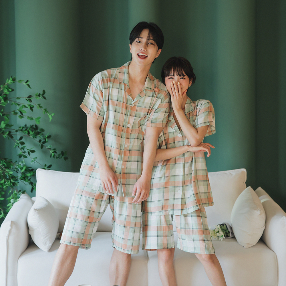 포그니포 신혼부부 여름 커플 잠옷 선물 이미지 3