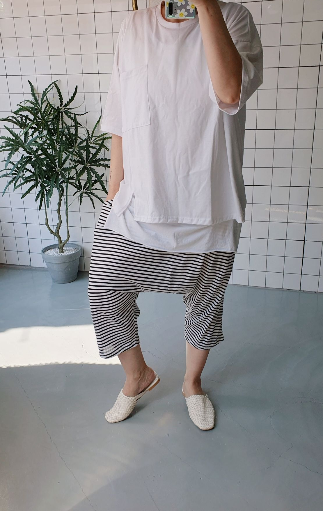 썸머룩 망고땡 배기바지 - 상세 이미지 4