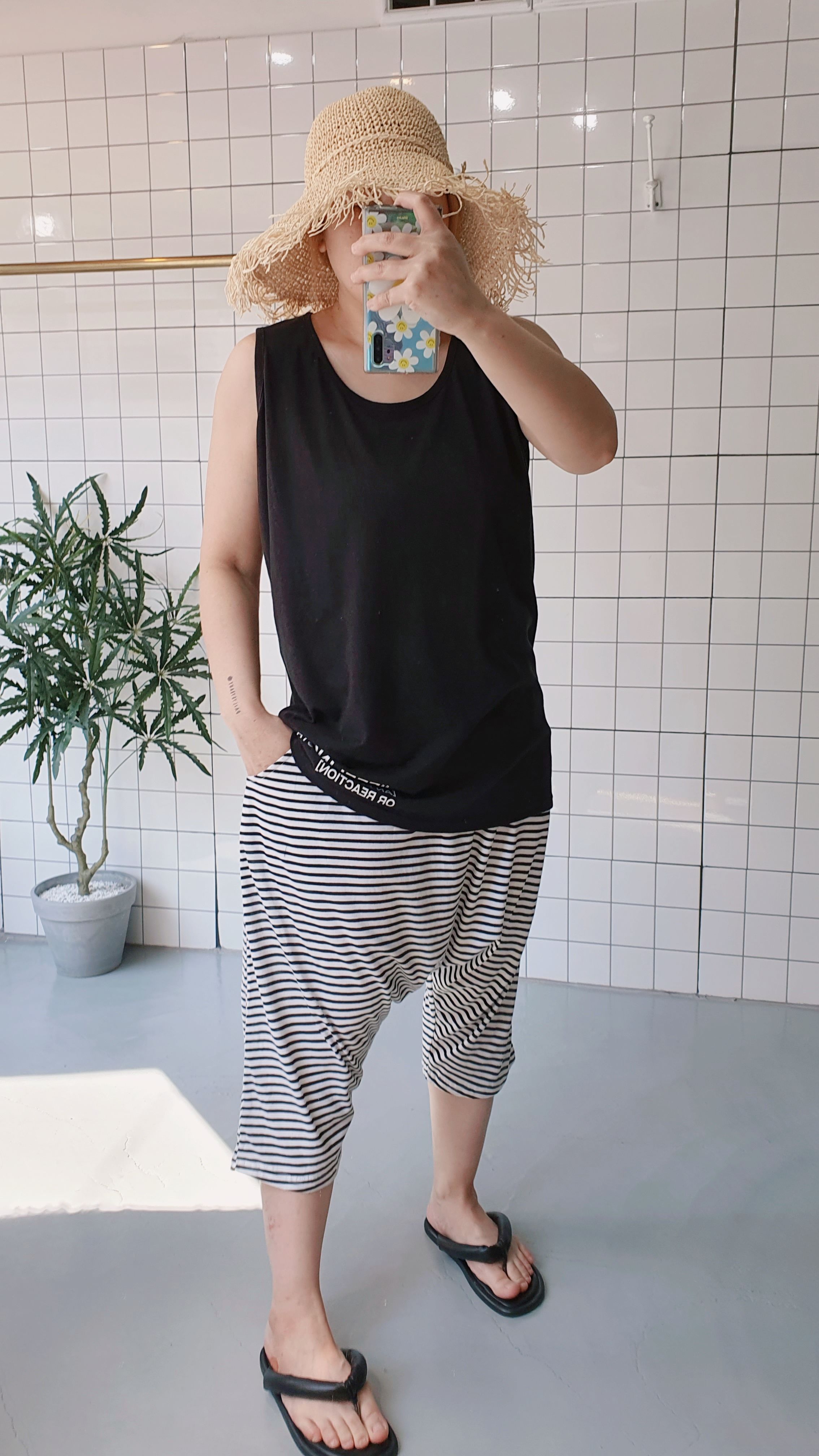 썸머룩 망고땡 배기바지 - 상세 이미지 5