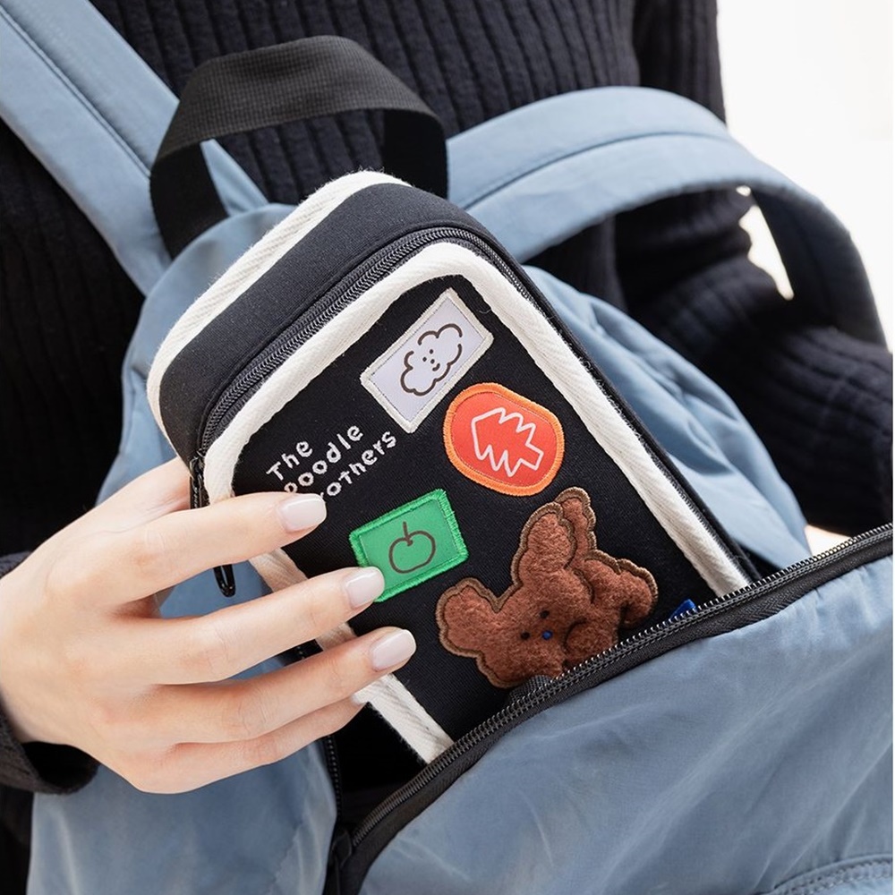 오픈 대용량 큰 필통 고등학생 중학생 필통 파우치 천필통 이미지 7