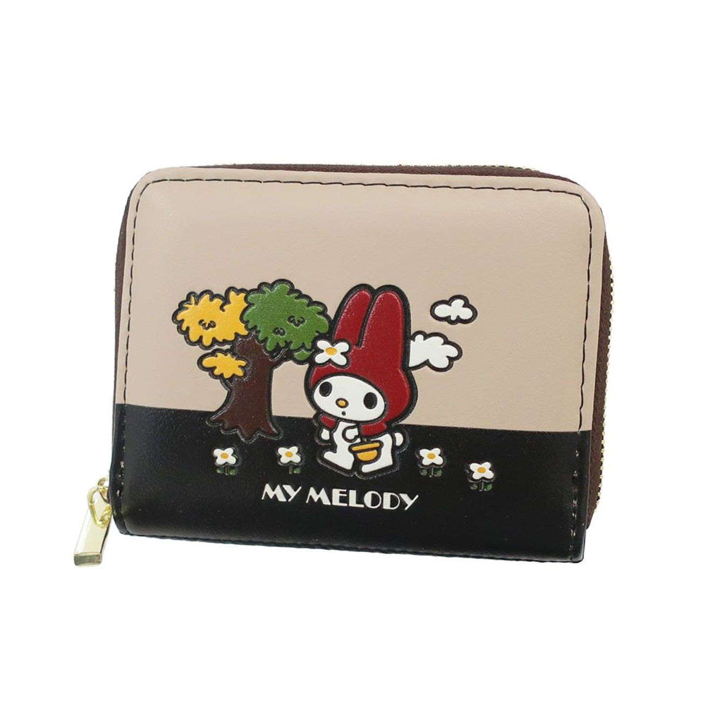 산리오 마이멜로디 프린팅 지퍼 지갑 : 고타