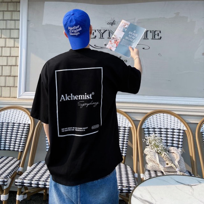 남자 알케 여름 박스 오버핏 아이스 분또 반팔티 95-110 - 상세 이미지 2