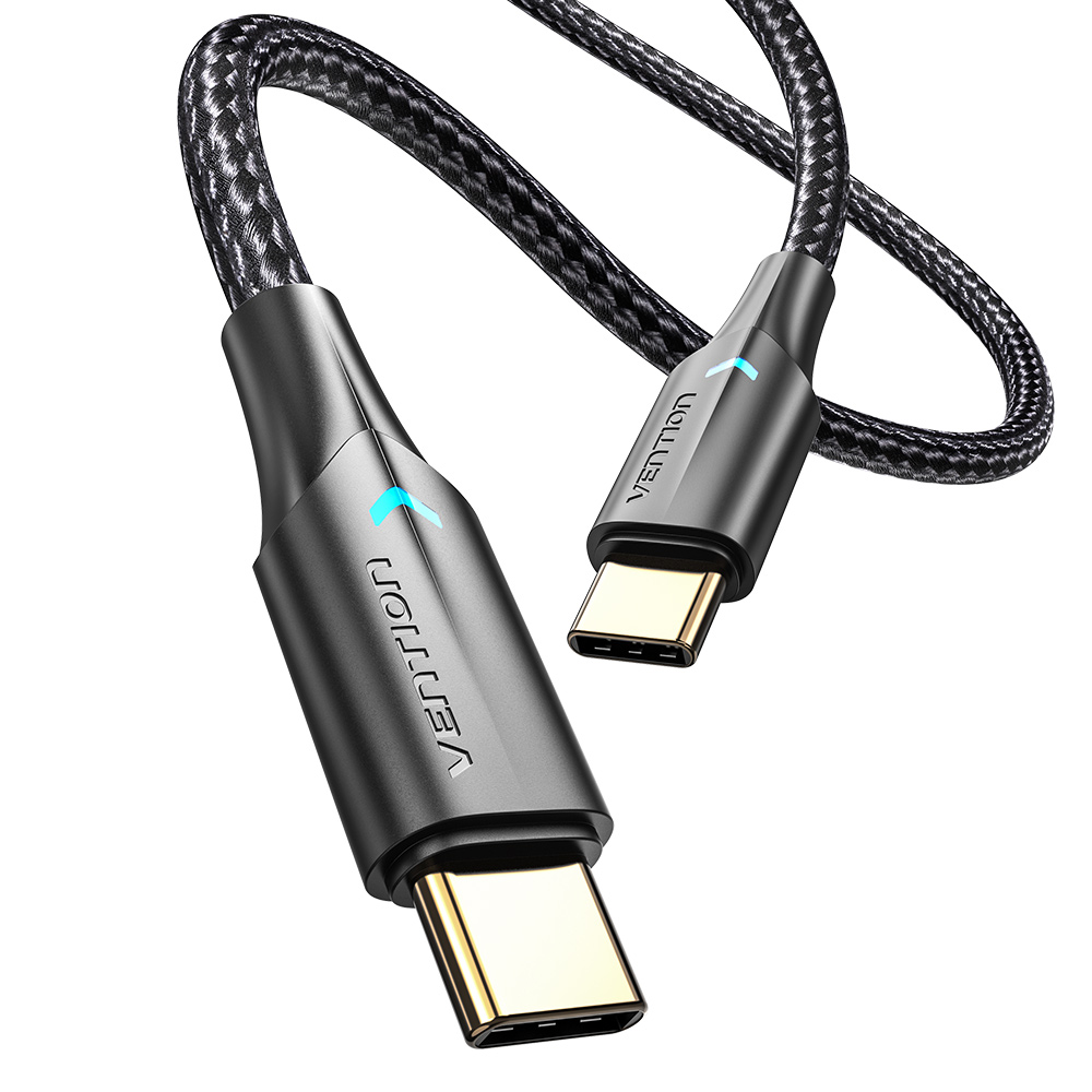 벤션 LED C to C타입 고속충전케이블 TAU 0.5m, 1개 - 상품 이미지