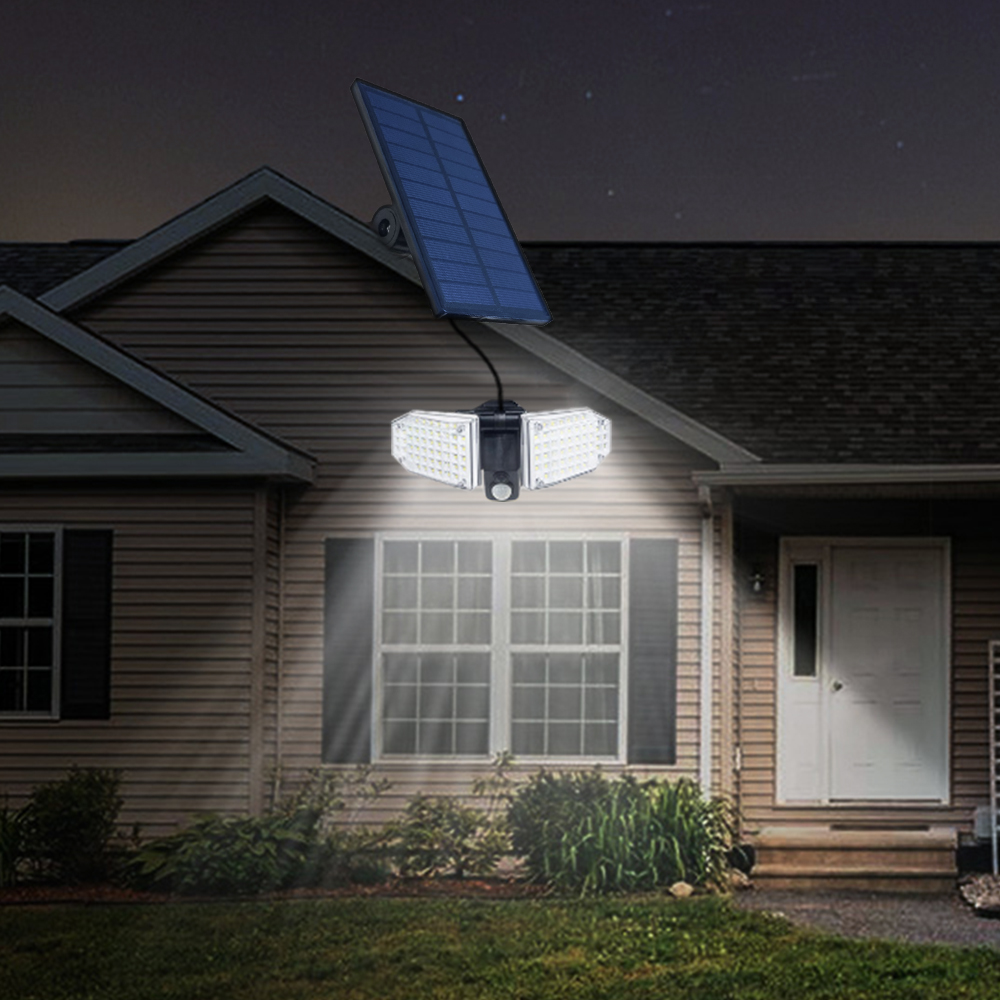태양광 센서등 태양열 정원등 조명 LED 벽등 가로등 계단 전등 전구 120구 분리형