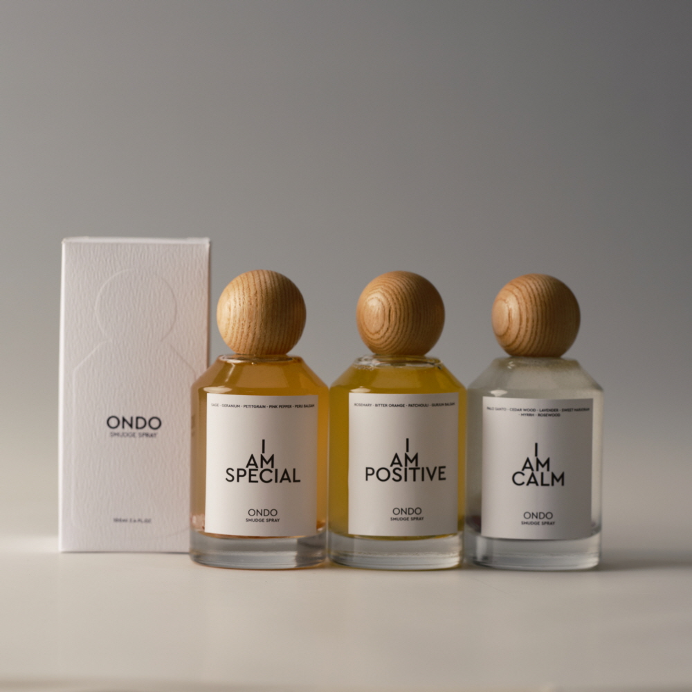 ONDO 스머지 스프레이 룸스프레이 섬유향수 리츄얼 스프레이 3종 택1, 100ml
