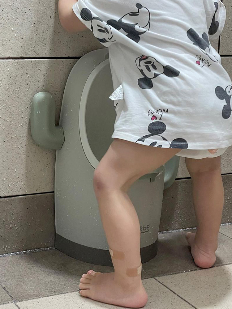 라비베베 선인장 남아소변기 아기 유아 소변기 스탠딩 높이 조절 휴대용변기