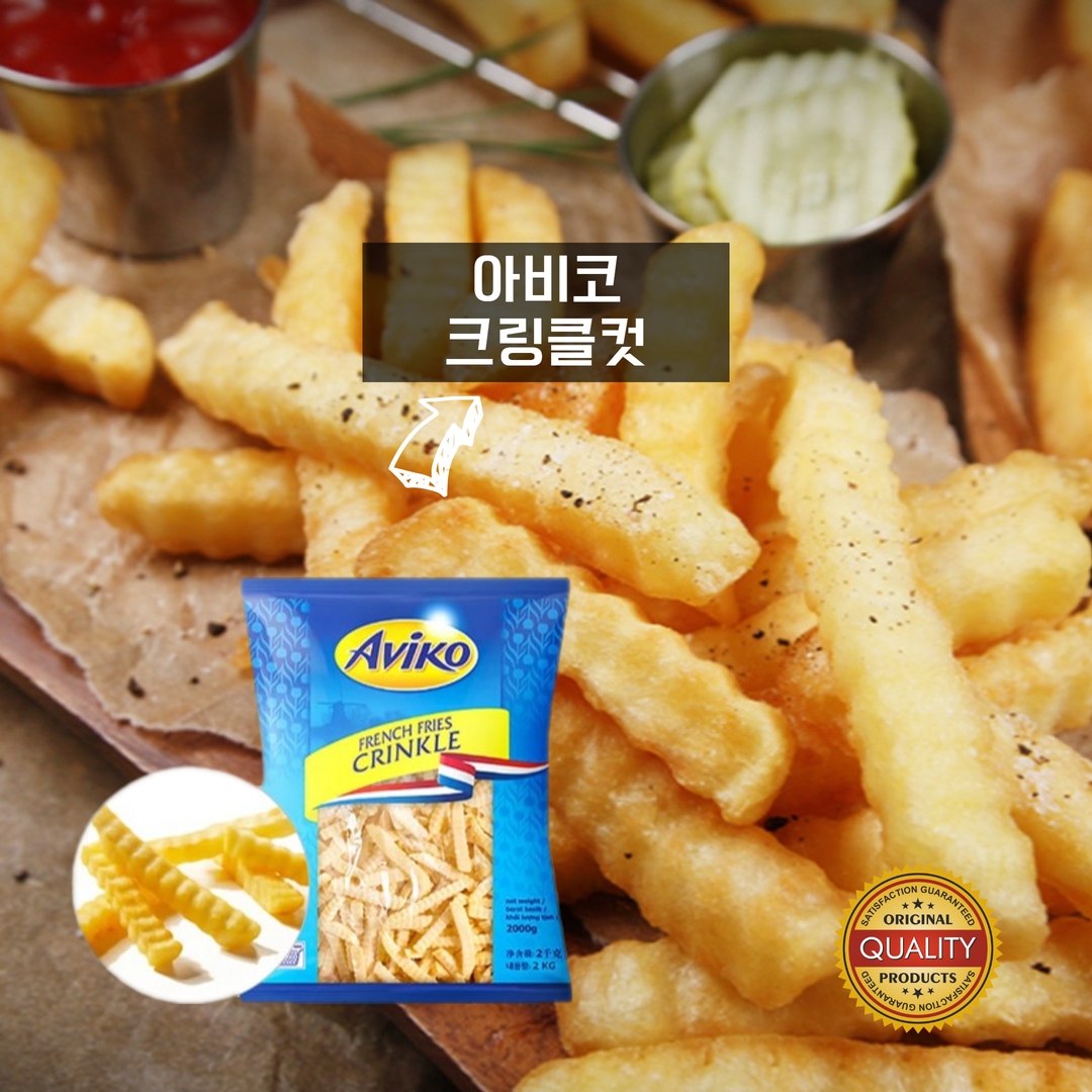 아비코 크링클컷 냉동 주름 감자튀김 2kg - 상세 이미지 5