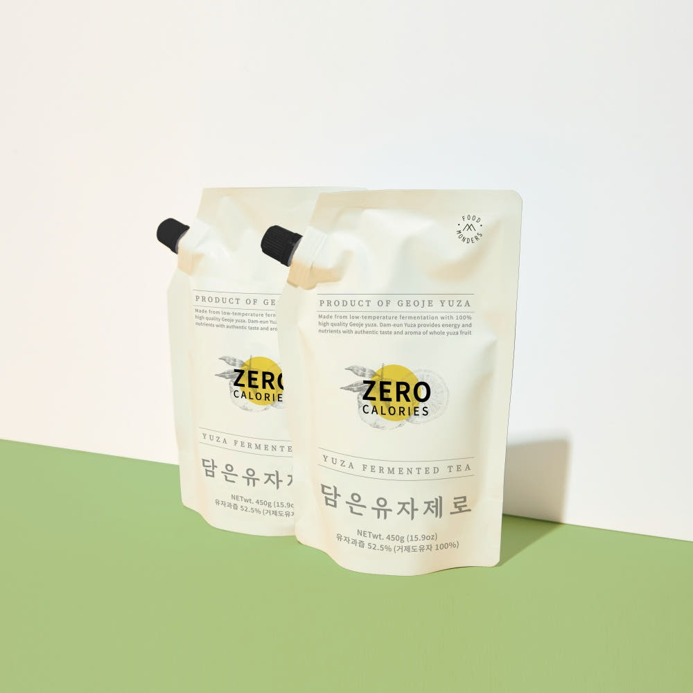 담은유자 제로 활용 이미지