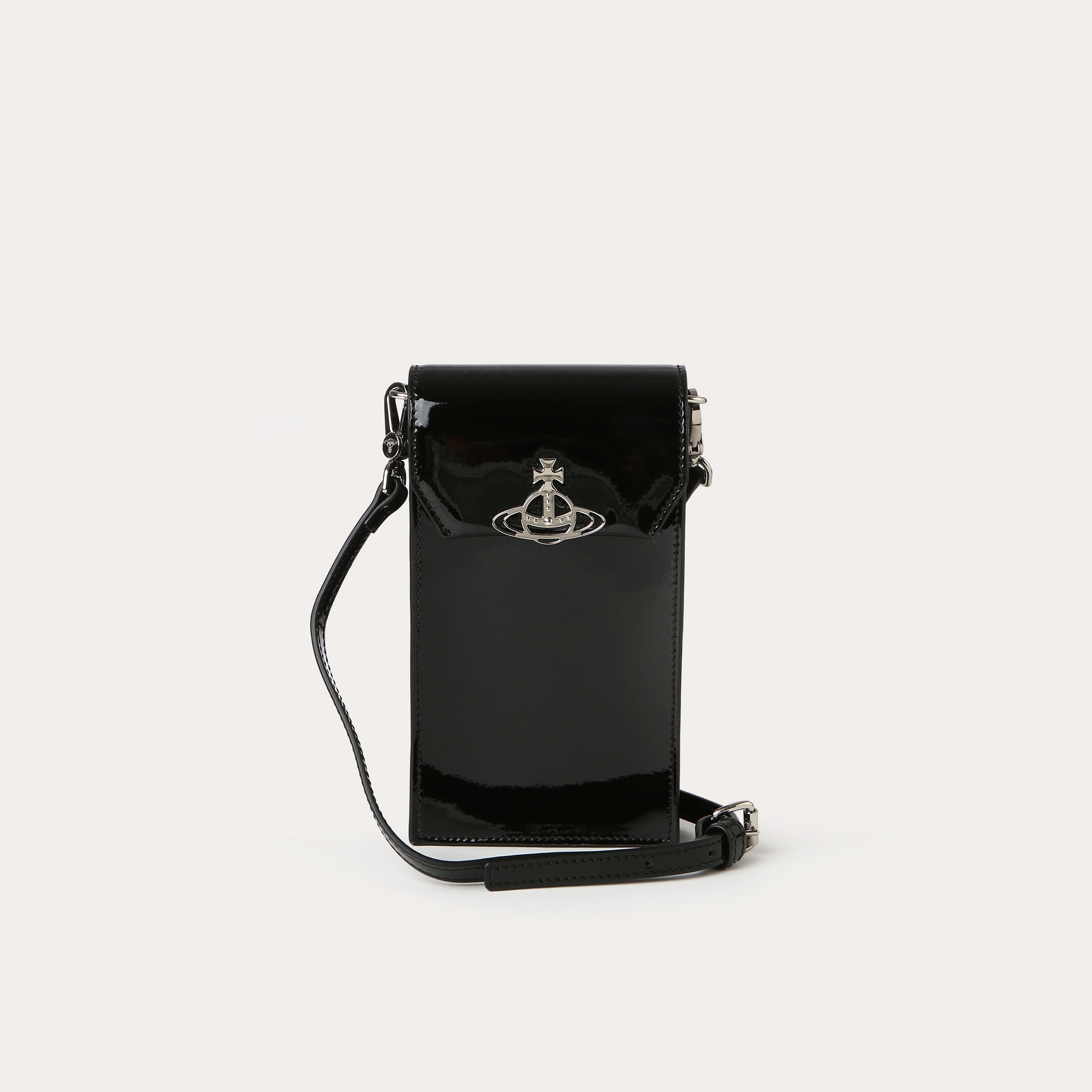 비비안웨스트우드 샤이니 페이턴트 폰백 VOSCBA0024 99