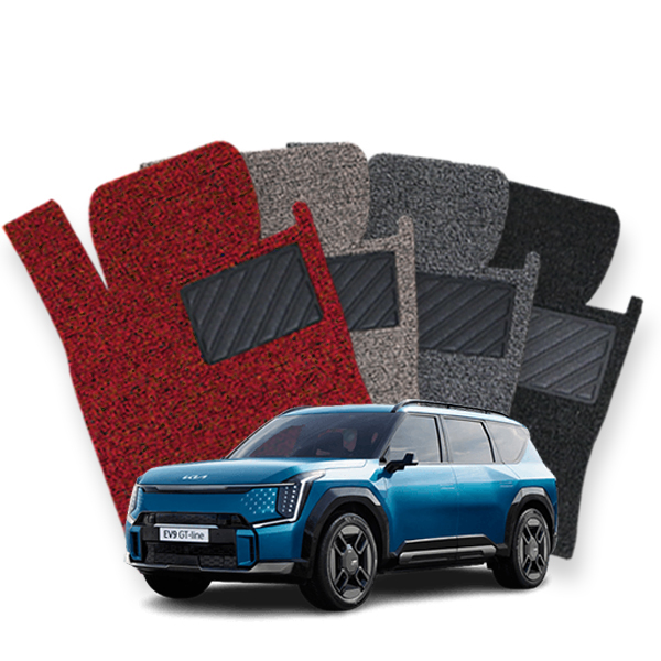 카프트 EV9 코일매트 차량용 카매트 6인승 스위블 확장형(일반) 1+2열 용품