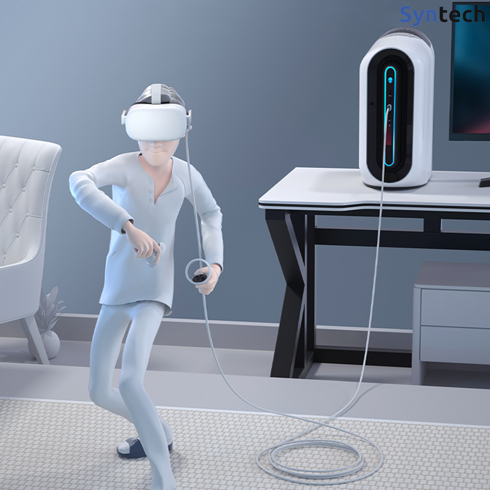 신테크 VR 링크케이블 LED라이트 메타퀘스트3 악세사리 - 상세 이미지 3