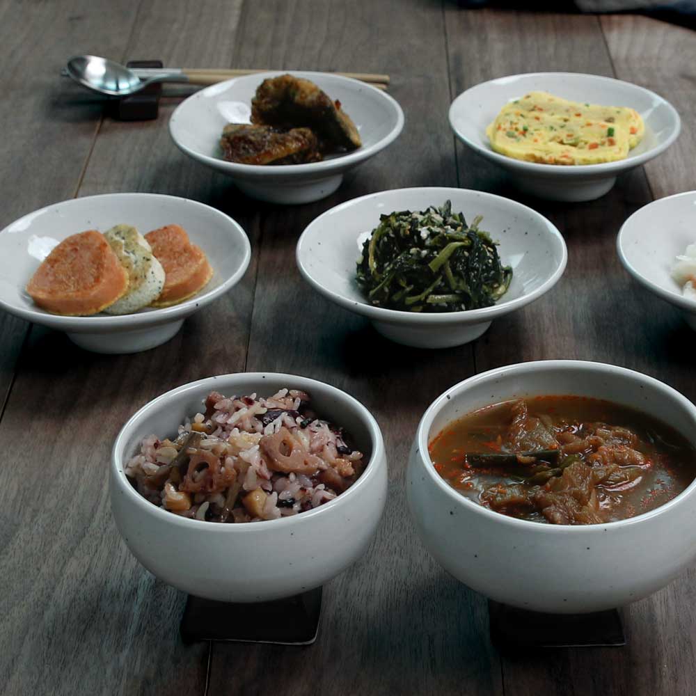 묘미 핸드메이드 도자기 나팔접시(소), 반찬그릇, 구프접시, 고백자 찬기 - 상세 이미지 5