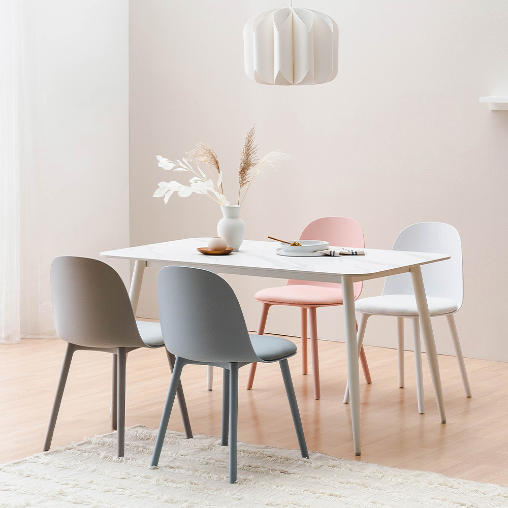 [N포인트 1만](희망일배송)로티 카페 테이블 1400 세라믹 4인 식탁세트 레브의자