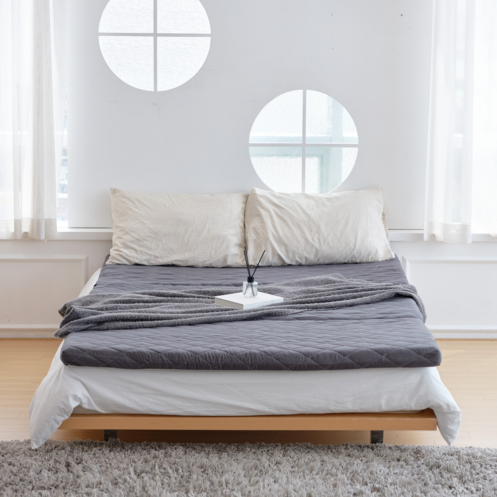 코끼리리빙 잠왕 9존 3단 접이식 / 롤타입 매트리스 (8cm, 12cm) 방수 속 커버