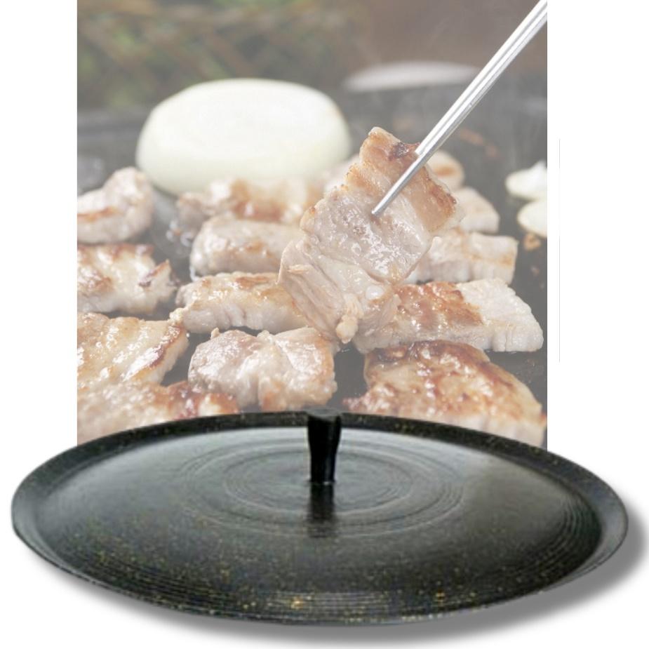 대형 솥뚜껑 불판 65cm 고깃집 불판 코팅불판 삼겹살판