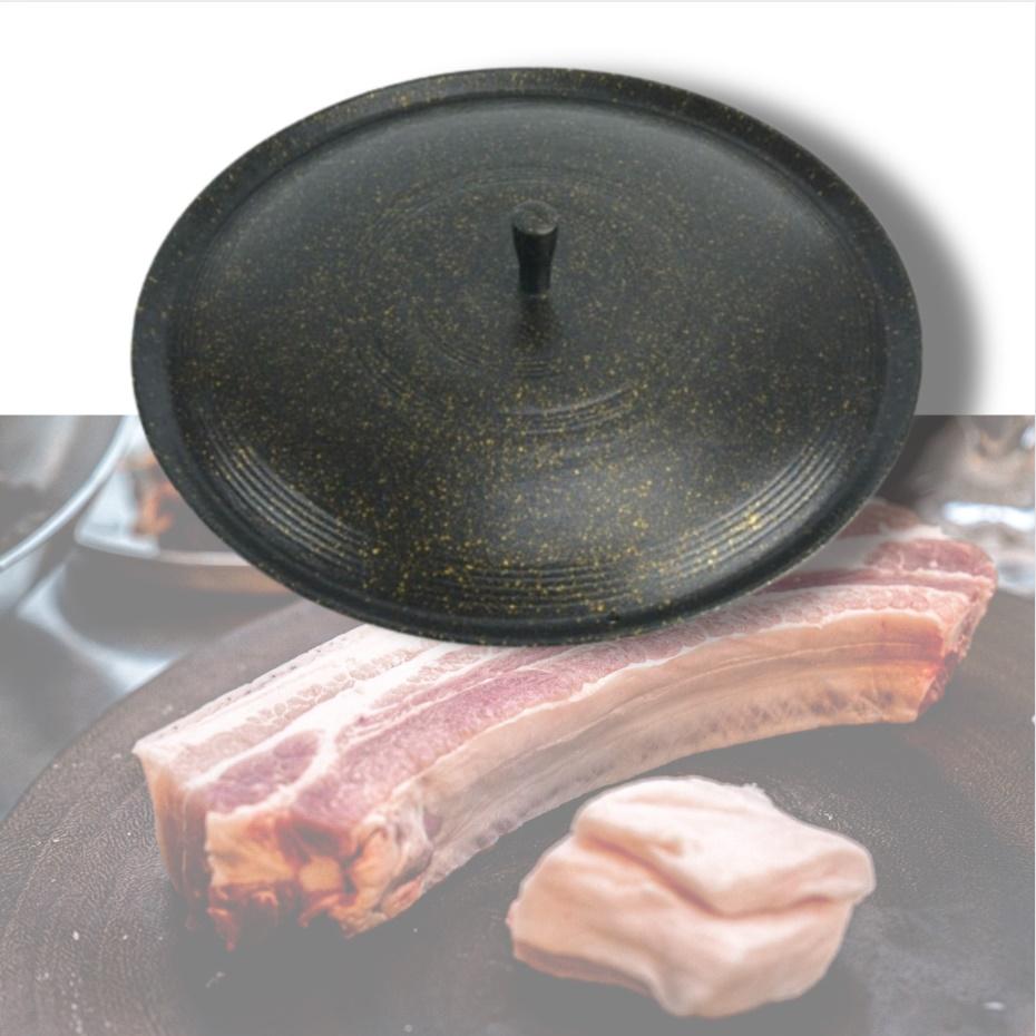 주물 솥뚜껑 불판 41cm 고깃집 불판 삼겹살판 코팅불판