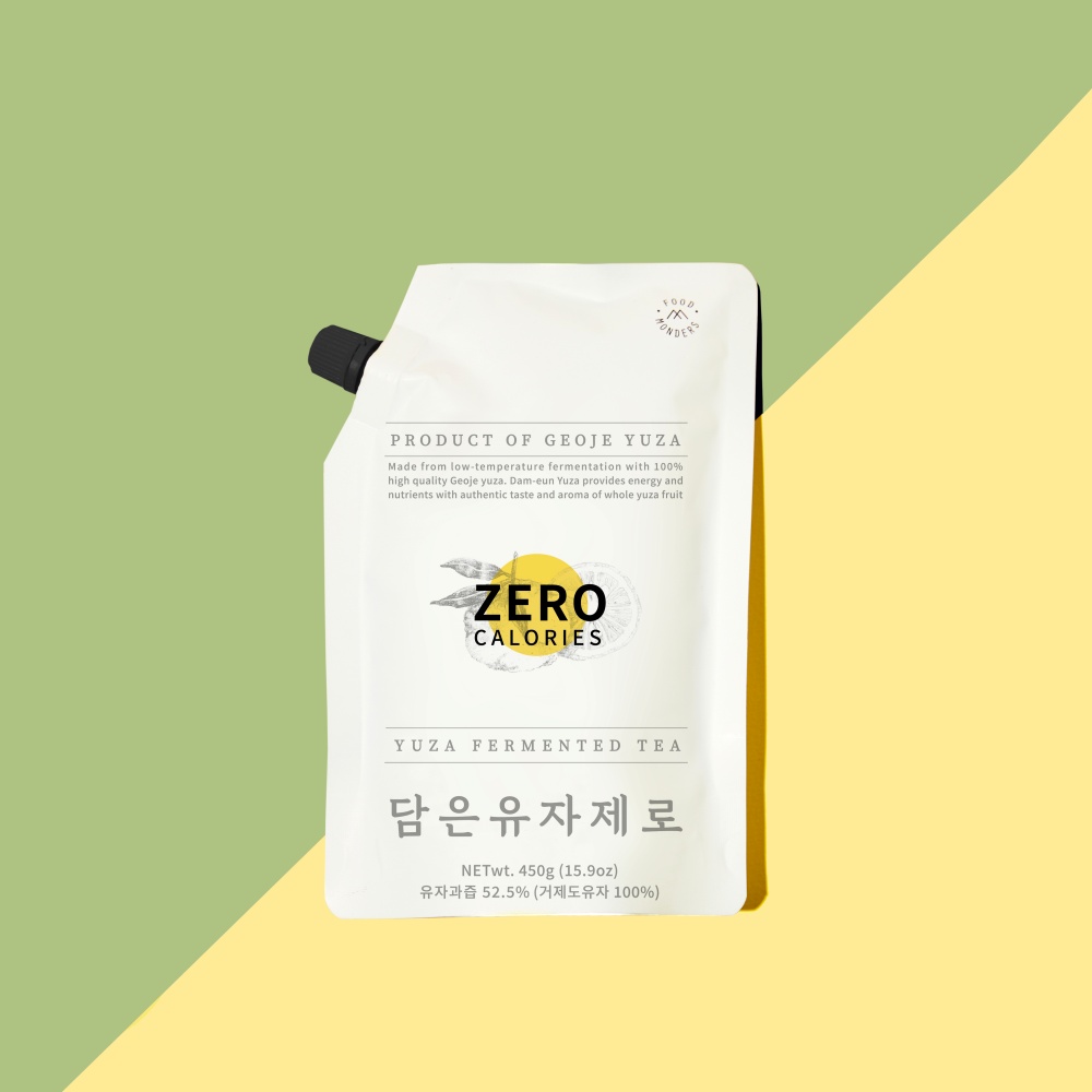 몬더스푸드 담은유자 제로 파우치 450g, 4개 - 상세 이미지 5